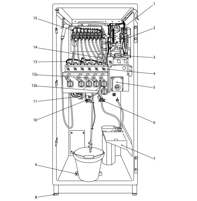 Interior View - Freshbrew (Paperless Zuma Brewer - Covers Removed)